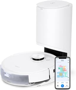 Ecovacs Robotics Deebot T9+ [Saug- & Wischroboter 175 Minuten 180ml + 420ml 3.000Pa inkl. Absaugstation] weiß