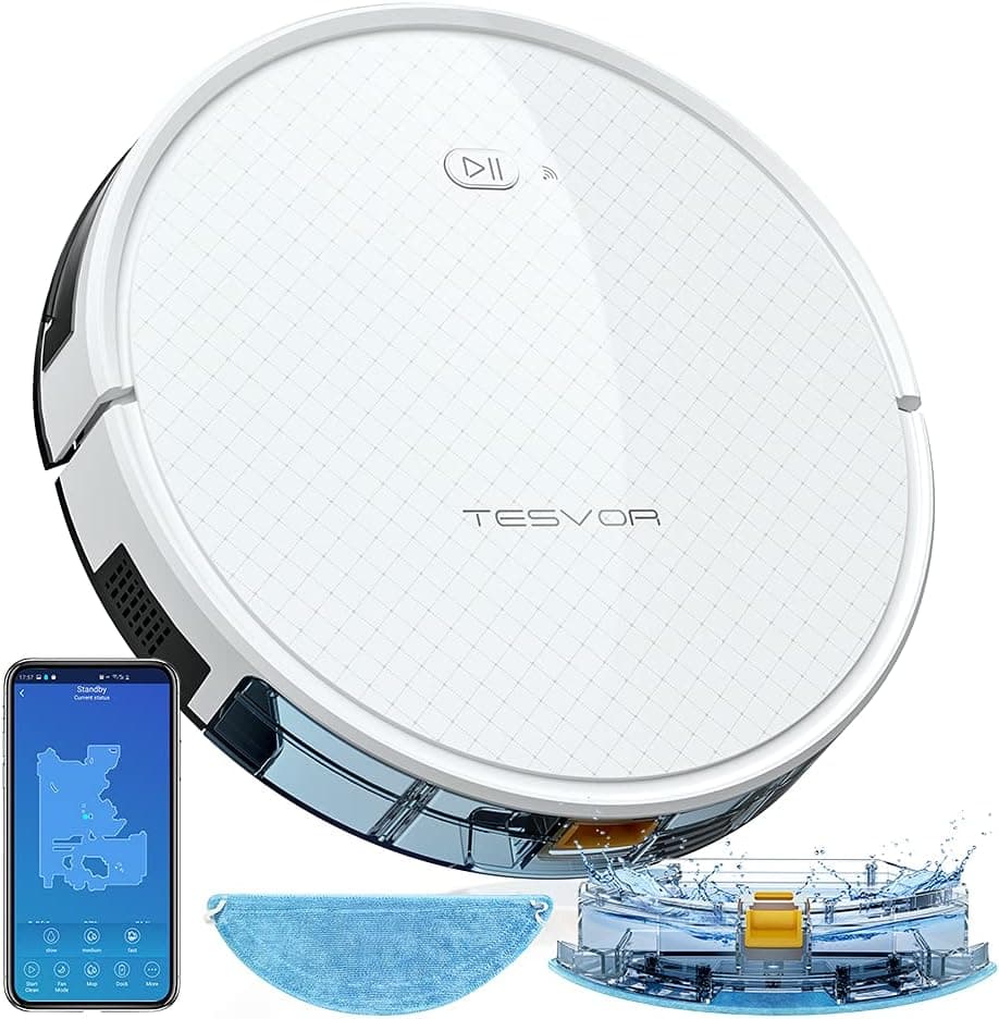 Tesvor X500 Pro [120 Minuten 03 Liter 22 Watt] weiß