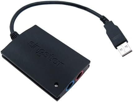 USB SingStar Mikrofon Adapter [für PlayStation 2] schwarz