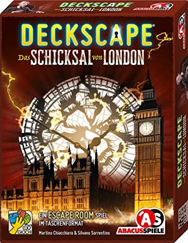 AbacusSpiele 38173 - Deckscape: Das Schicksal von London (Escape Room Spiel)