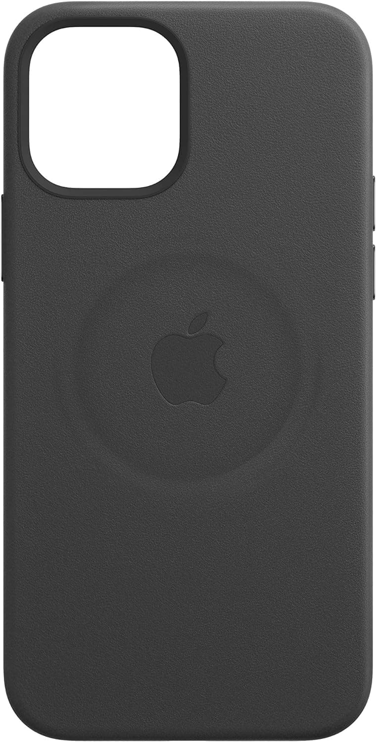 Apple Leder Case mit MagSafe [für iPhone 12 | 12 Pro] schwarz