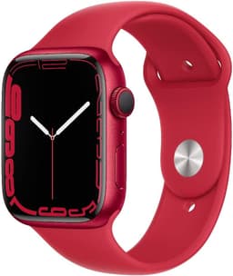 Apple Watch Series 7 [GPS inkl. Sportarmband rot] 45mm Aluminiumgehäuse rot