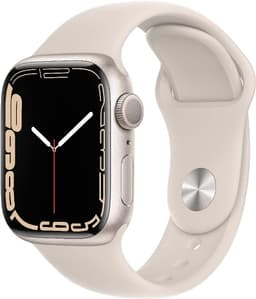 Apple Watch Series 7 [GPS inkl. Sportarmband polarstern] 41mm Aluminiumgehäuse polarstern