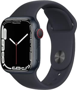 Apple Watch Series 7 [GPS + Cellular inkl. Sportarmband mitternacht] 41mm Aluminiumgehäuse mitternacht