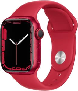 Apple Watch Series 7 [GPS + Cellular inkl. Sportarmband rot] 41mm Aluminiumgehäuse rot