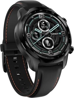 Mobvoi Ticwatch Pro 3 [inkl. Silikonarmband schwarz] 47mm Edelstahlgehäuse schwarz