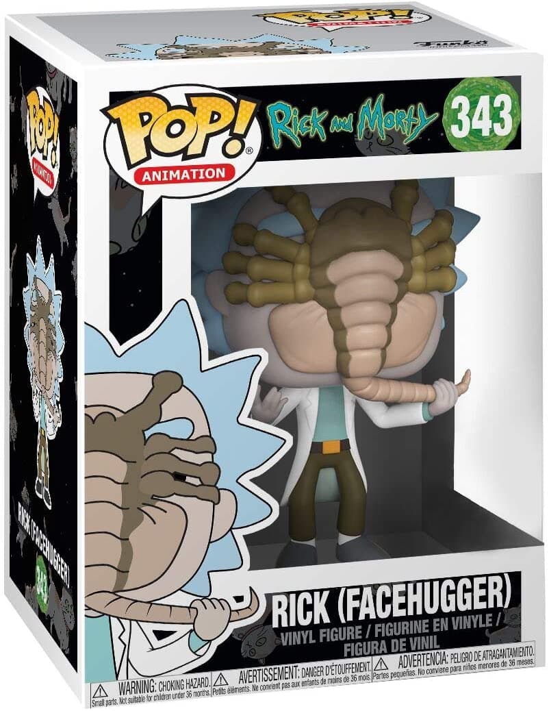 Funko Pop! 343 - Rick and Morty: Rick Facehugger
