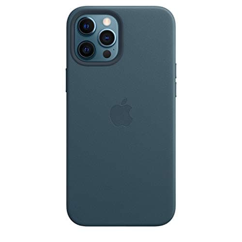 Apple Leder Case mit MagSafe [für iPhone 12 Pro Max] baltischblau