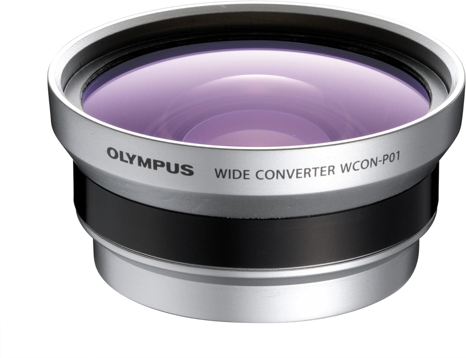 Olympus WCON-P01 [Weitwinkel-Konverter für M.Zuiko Digital 14-42 mm 1:35-56 II Objektiv] silber
