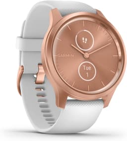 Garmin vivomove Style [inkl. Silikonarmband weiß] 42mm Aluminiumgehäuse roségold