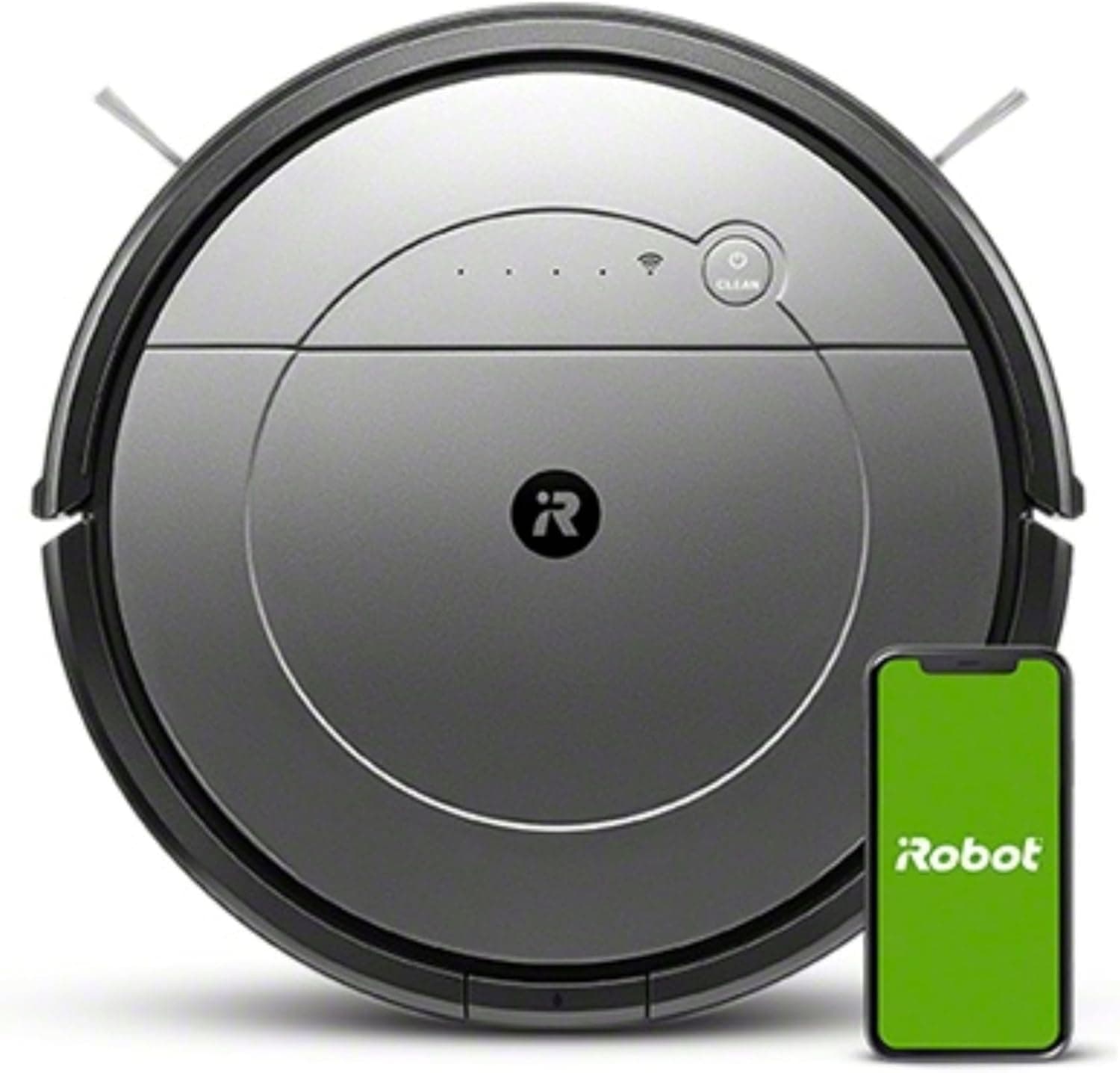 iRobot Roomba Combo 111 [Saug- & Wischroboter 60 Minuten 450ml + 300ml] schwarz