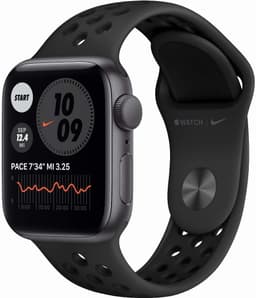 Apple Watch Nike SE [GPS inkl. Sportarmband anthrazit/schwarz] 40mm Aluminiumgehäuse spacegrau