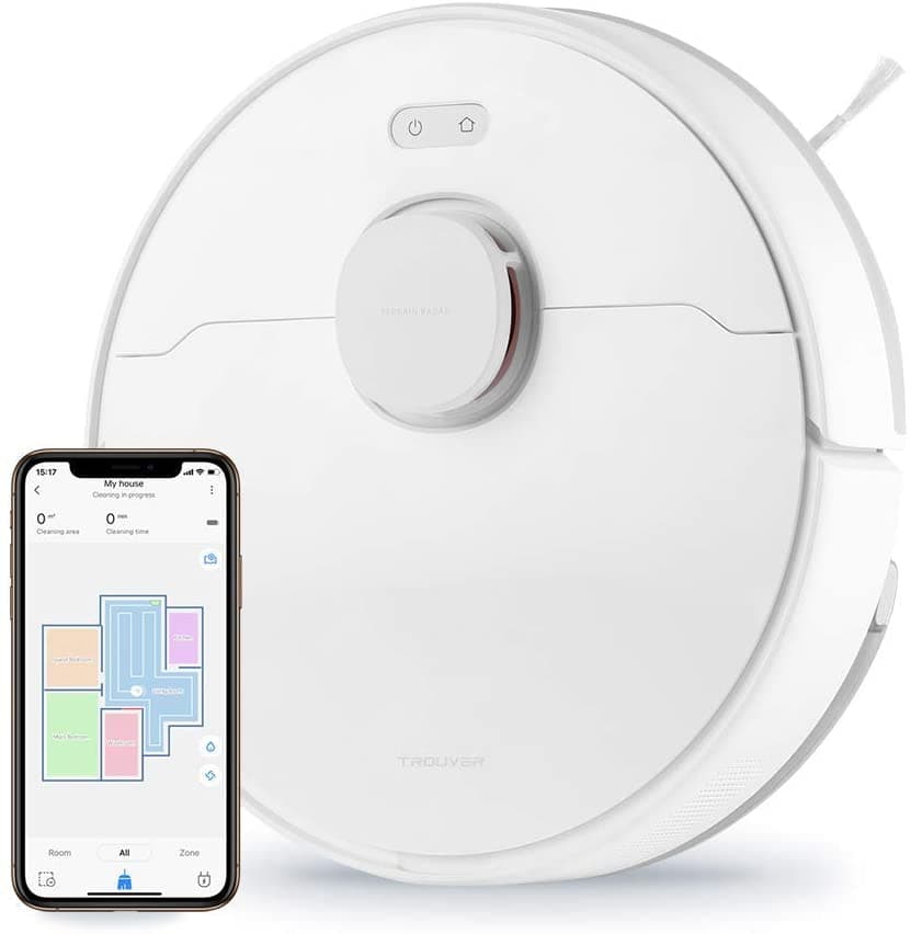 Xiaomi Trouver Finder Saug-/Wischroboter [90 Minuten 084 Liter 33 Watt] weiß