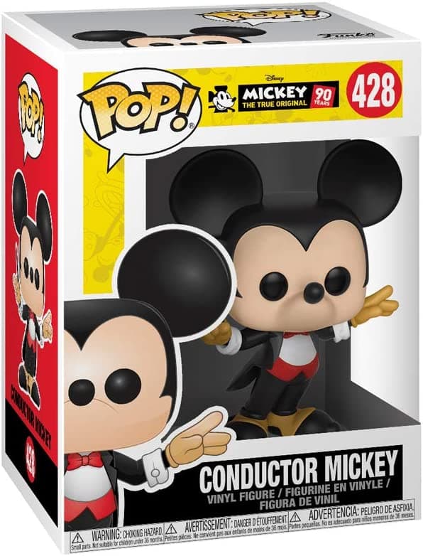 Funko Pop! 428 - Disney: Mickey's 90th Anniversary: Conductor Mickey
