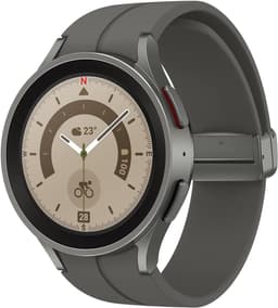 Samsung Galaxy Watch 5 Pro [inkl. Sportarmband grau] 45mm Titangehäuse grau
