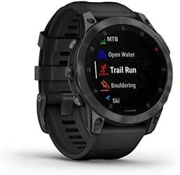Garmin epix 2 [inkl. Silikonarmband schwarz] 47mm Titangehäuse schwarz