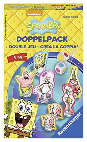 Ravensburger Spiele 23419 - Spongebob Doppelpack: Farbwürfelspiel