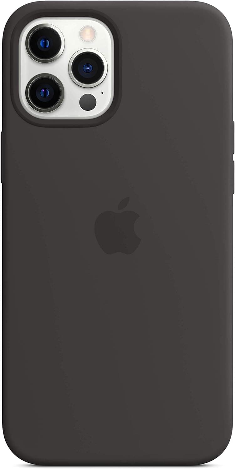Apple Silikon Case mit MagSafe [für iPhone 12 Pro Max] schwarz