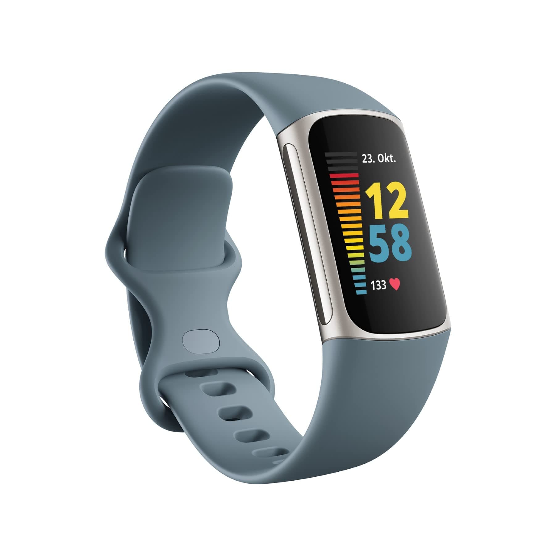 Fitbit Charge 5 stahlblau/platin