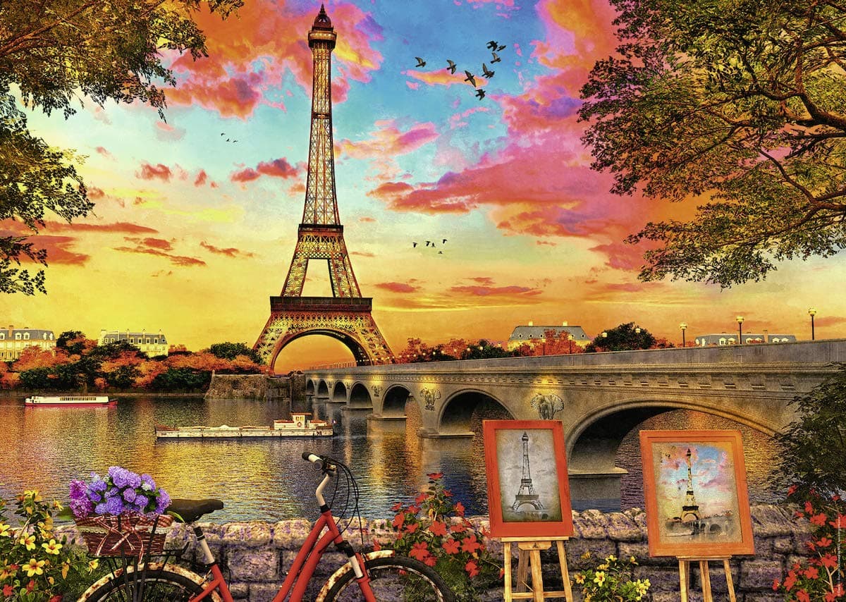 Ravensburger Puzzle 15168 - Le quais de Seine [1.000 Teile]