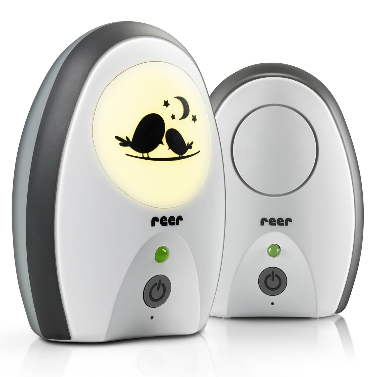 reer 50070 Babyphone Rigi Digital ? 300m Reichweite abhörsicher strahlungsarm mit Nachtlicht und Gegensprechfunktion 1 Stück(1er Pack)