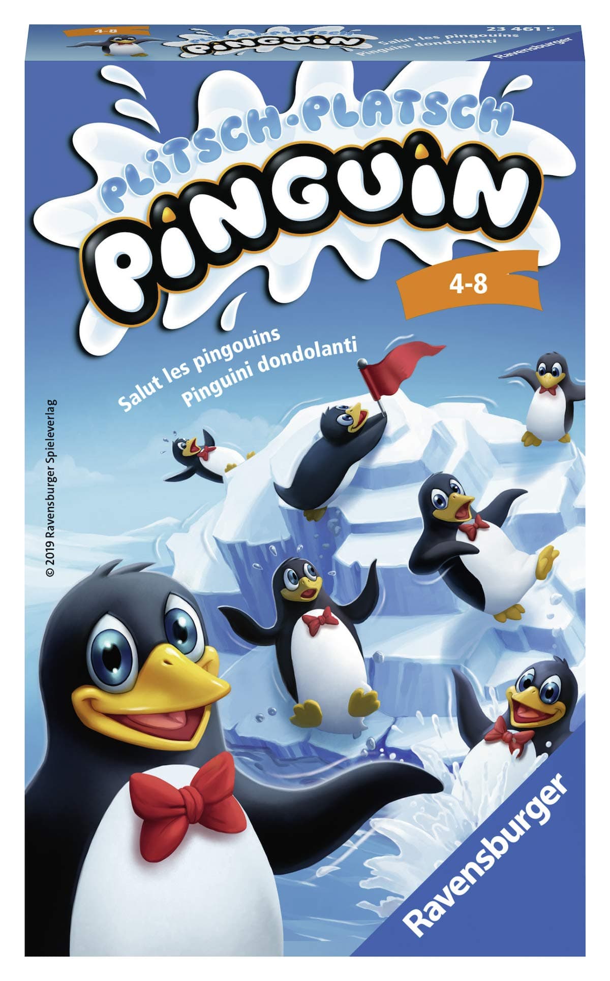 Ravensburger 23461 - Plitsch Platsch Pinguin (Mitbringspiel)