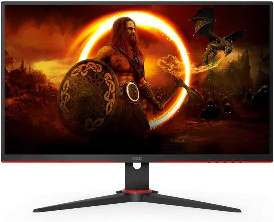 AOC Q27G2E/BK [27" 2.560x1.440 VA 155Hz 2x HDMI DisplayPort 1ms Reaktionszeit] schwarz/rot