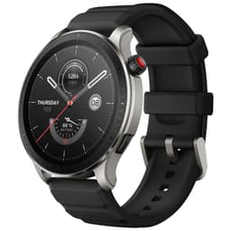 Amazfit GTR 4 [inkl. Kautschukarmband schwarz] 46mm Aluminiumgehäuse superspeed black