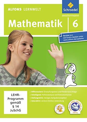 Alfons Lernwelt Mathematik 6 Einzelplatzlizenz