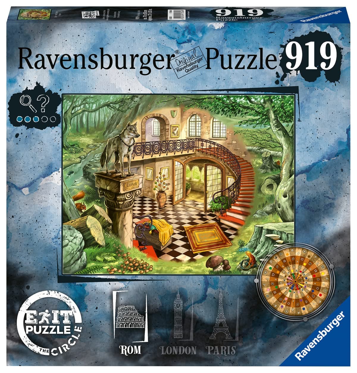 Ravensburger EXIT Puzzle 17306 - Exit The Circle in Rom - Escape Room Puzzle mit 919 Teilen für Einsteiger und Fortgeschrittene ab 14 Jahren