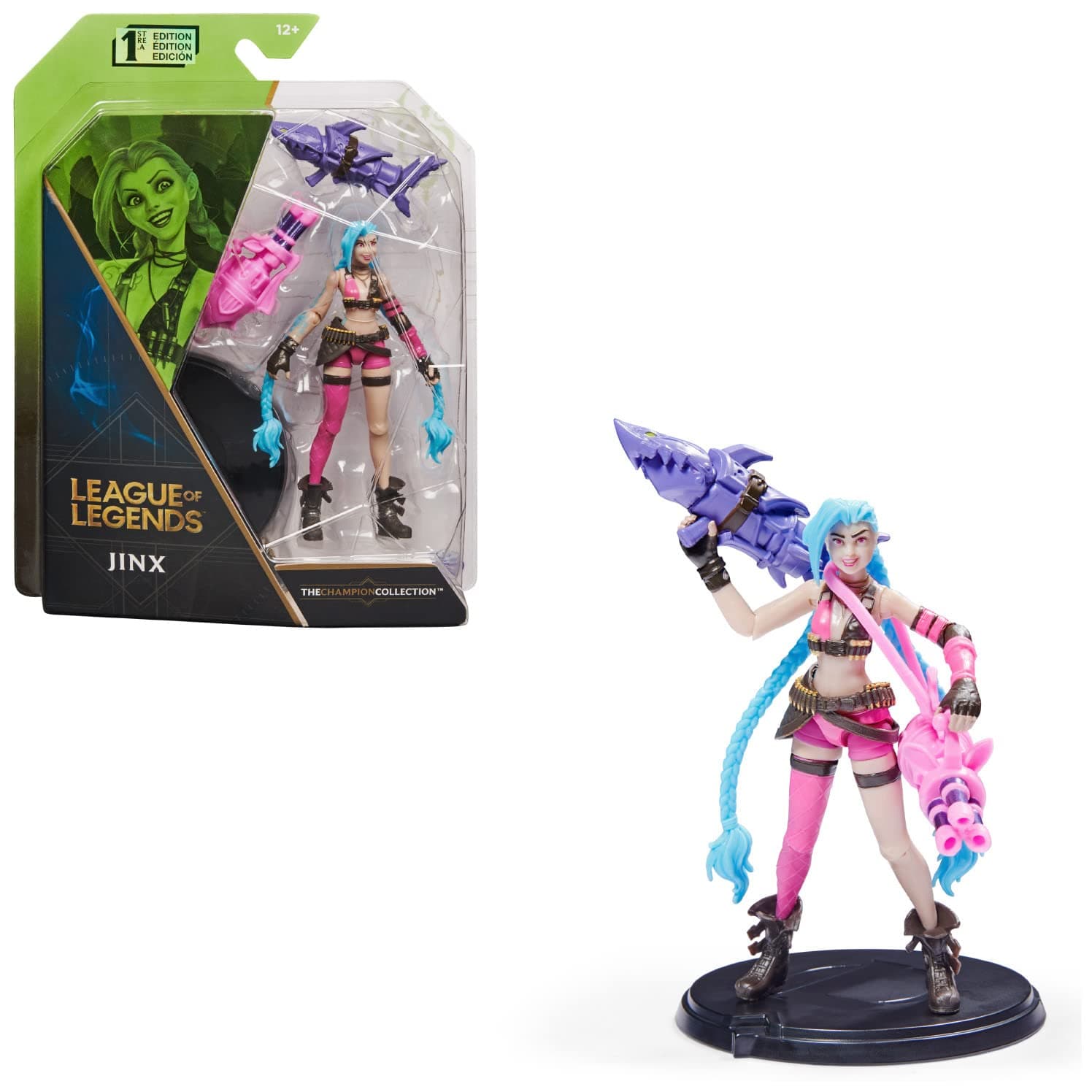Spin Master 6062258 - League of Legends: Jinx (10cm Actionfigur)