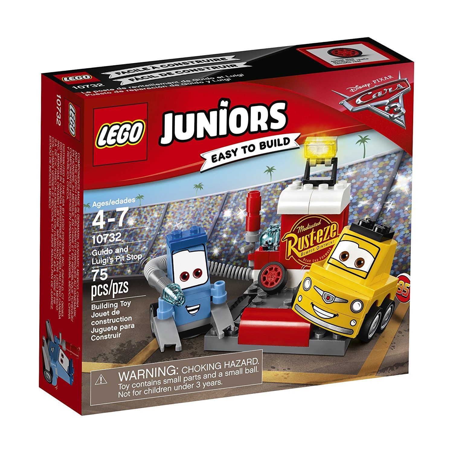 LEGO Juniors 10732 - Guido und Luigis Pit Stopp