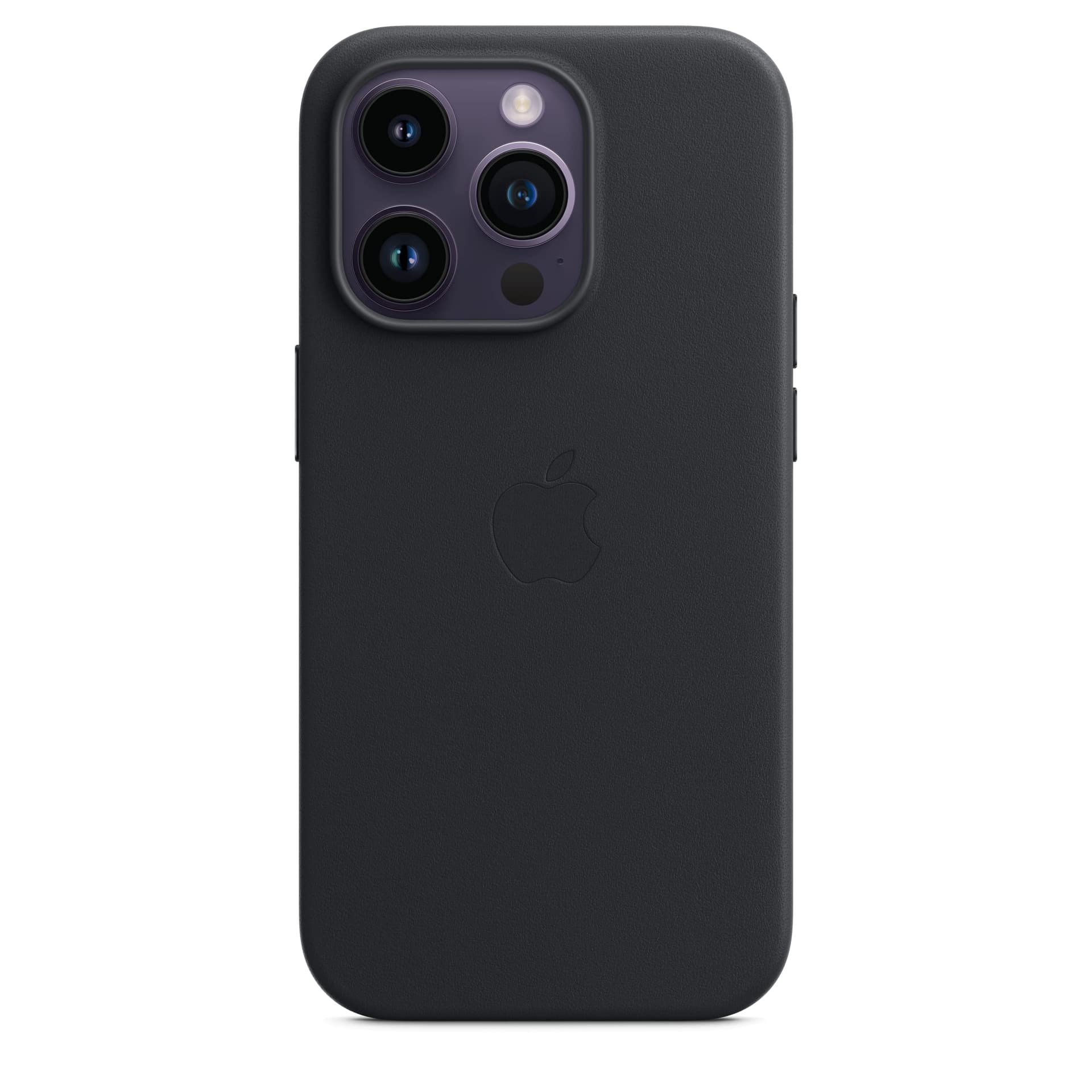 Apple Leder Case mit MagSafe [für iPhone 14 Pro Max] mitternacht