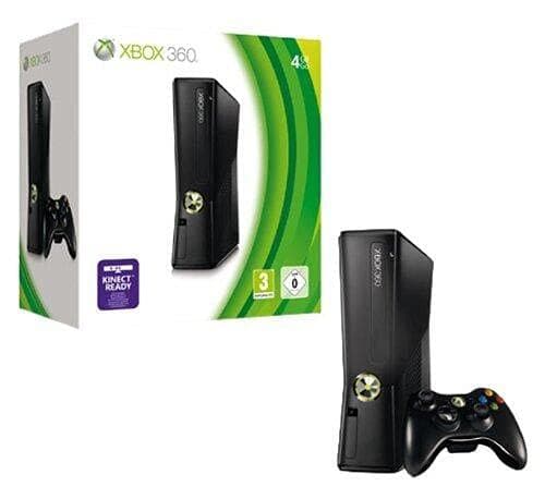 Microsoft Xbox 360 Slim 4GB matt schwarz