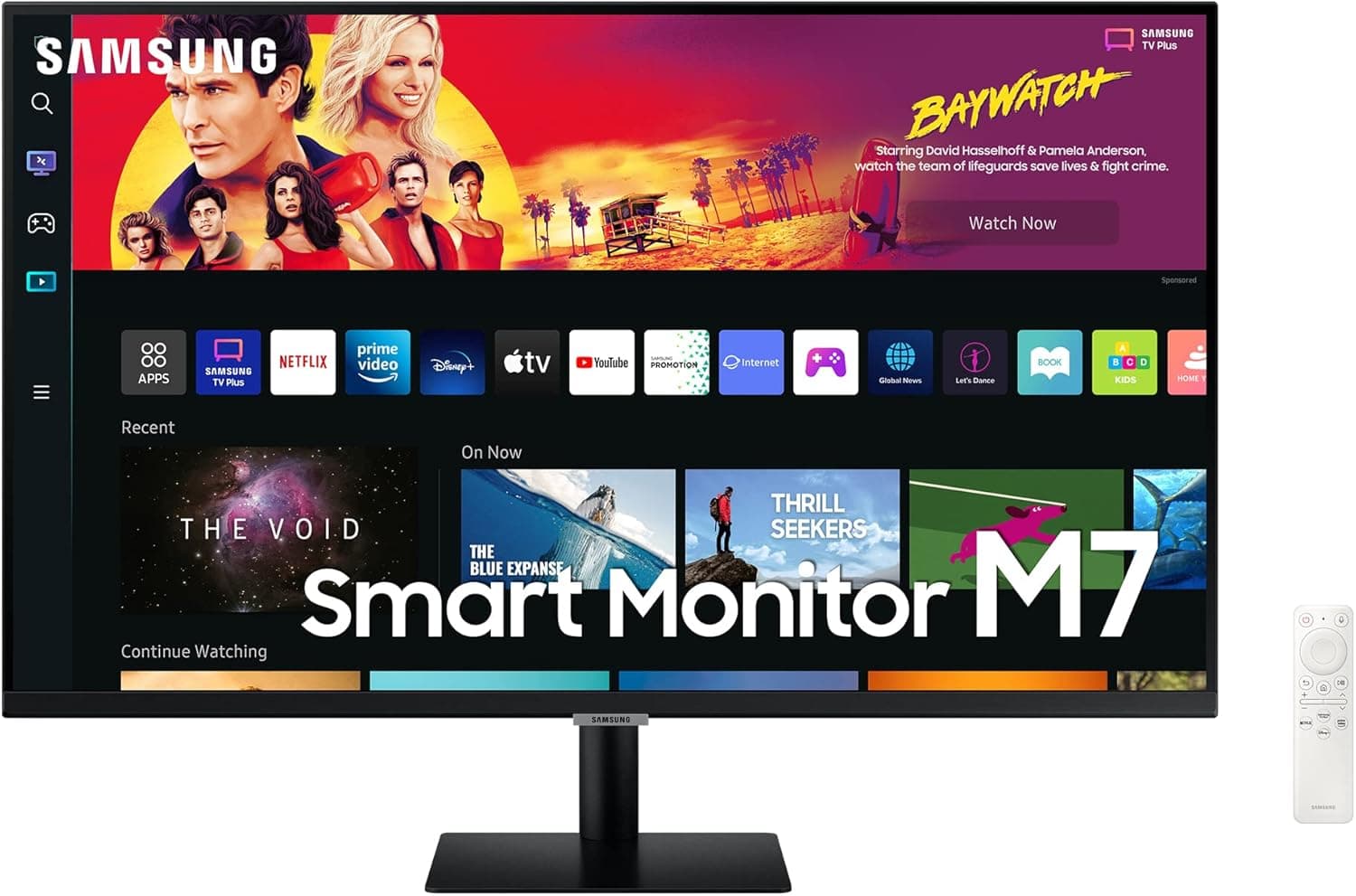 Samsung Smart Monitor M7 M70B (2023) [32" 4K UHD VA 60Hz 2x HDMI USB-C 4ms Reaktionszeit] schwarz