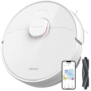 Dreame D10s Saug-/Wischroboter [280min 057 Liter Staubbehälter 023 Liter Wassertank 5000Pa] weiß
