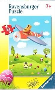 Ravensburger Puzzle 897391 - Lindt Goldhase Flugzeug [99 Teile]