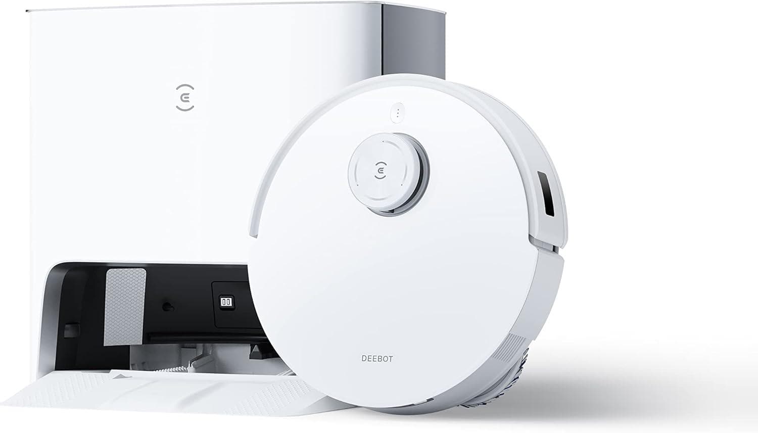 Ecovacs Deebot T10 Turbo [Saug- & Wischroboter 150 Minuten 400ml] weiß