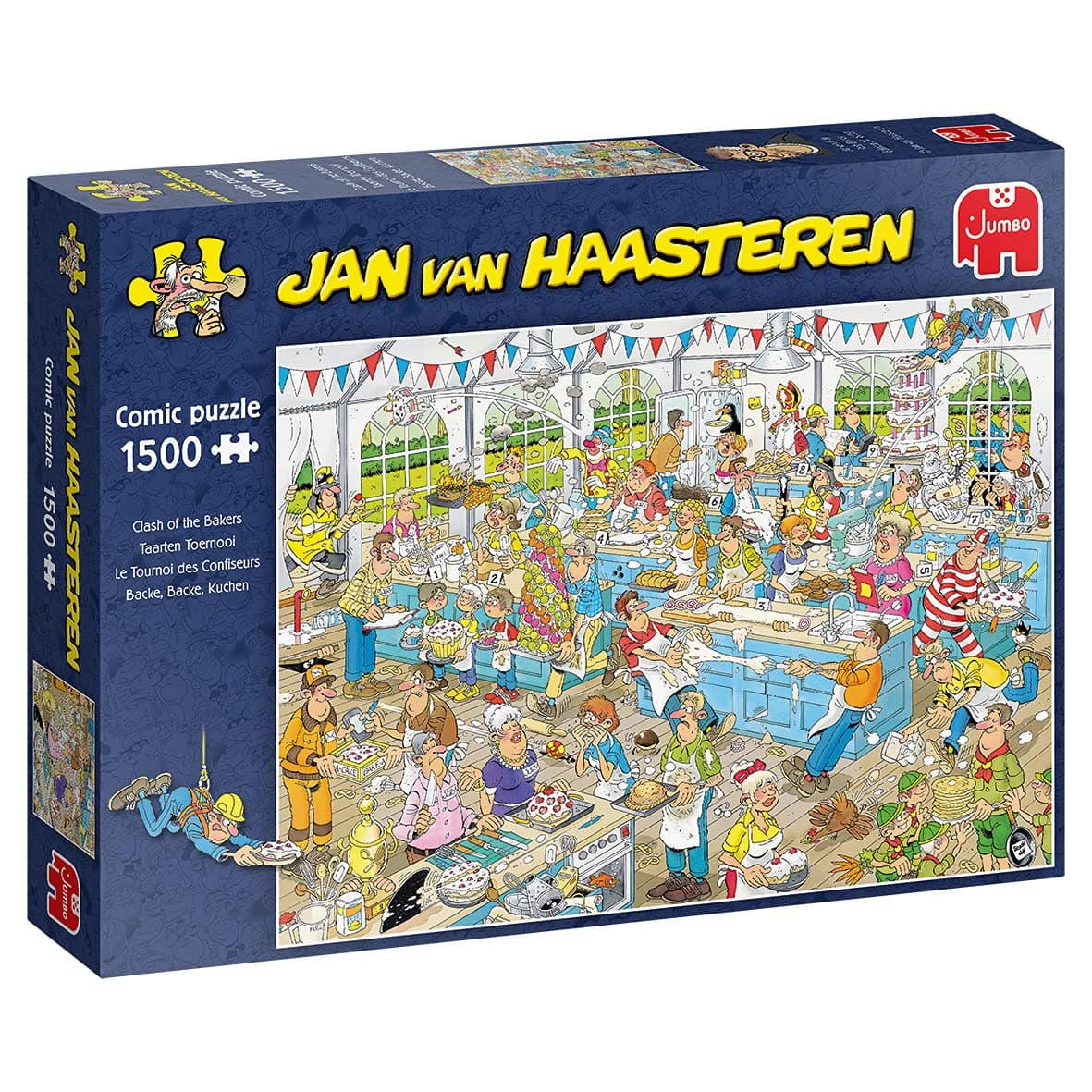Jumbo Puzzle 19077 - Jan van Haasteren: Backe backe Kuchen [1.500 Teile]