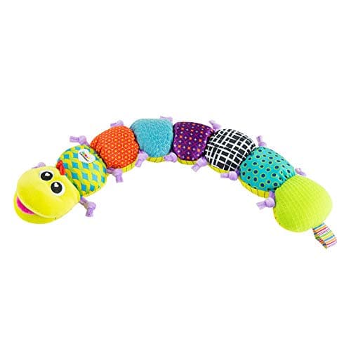 LAMAZE Musical Inchworm Baby Toy  Soft Baby Sensory Toy with Colours Patterns & Sounds  Suitable from 0 - 6 Months Boys & Girls