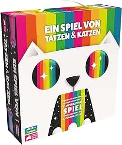 Asmodee - Exploding Kittens: in Spiel von Tatzen & Katzen