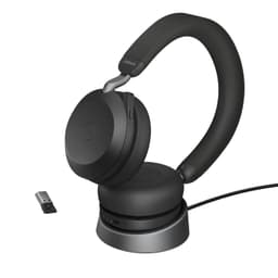 Jabra Evolve2 75 [Microsoft Teams zertifiziert Bluetooth 5.2 AAC USB-A Multipoint Mikrofonarm] schwarz