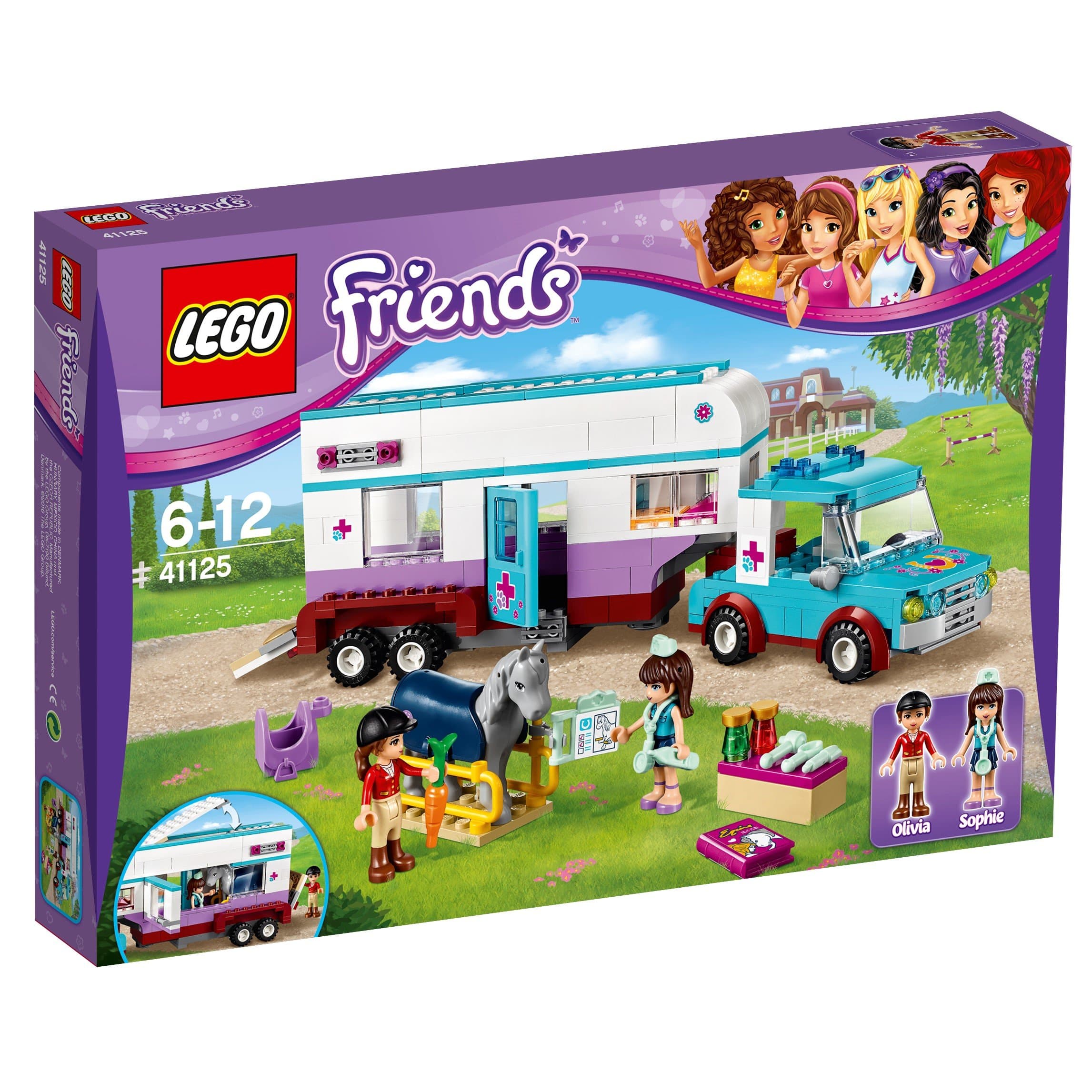 Lego Friends 41125 - Pferdeanhänger und Tierärztin