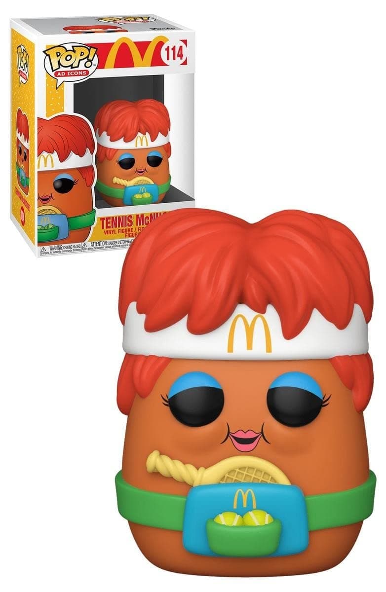 Funko POP! McDonalds Tennis Nugget - Birdie - McDonald's - Vinyl-Sammelfigur - Geschenkidee - Offizielle Handelswaren - Spielzeug Für Kinder und Erwachsene - Ad Icons Fans - Modellfigur Für Sammler