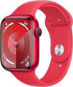 Apple Watch Series 9 [GPS inkl. Sportarmband S/M rot] 45mm Aluminiumgehäuse rot