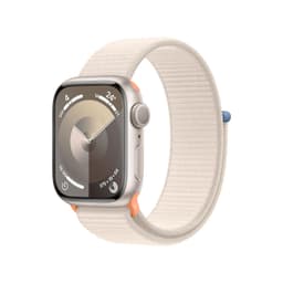 Apple Watch Series 9 [GPS inkl. Sport Loop polarstern] 41mm Aluminiumgehäuse polarstern