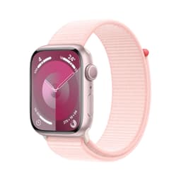Apple Watch Series 9 [GPS inkl. Sport Loop hellrosa] 45mm Aluminiumgehäuse rosé