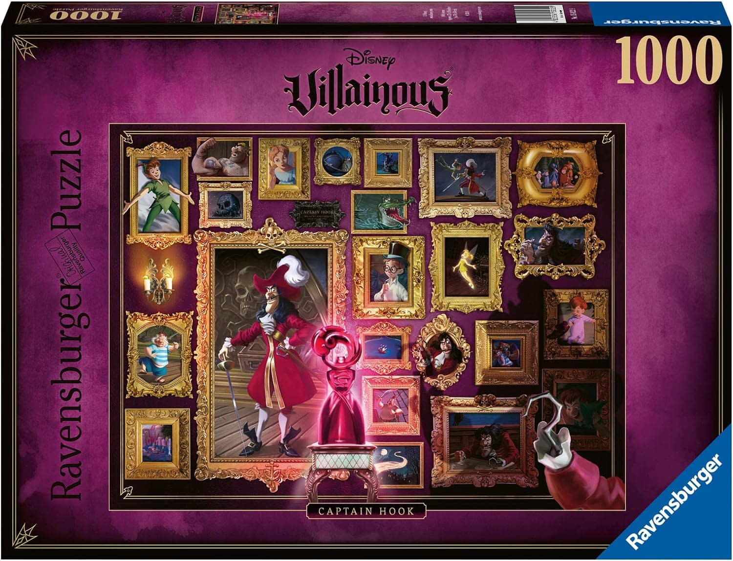 Ravensburger Puzzle 15022 - Disney Villainous: Captain Hook [1.000 Teile]