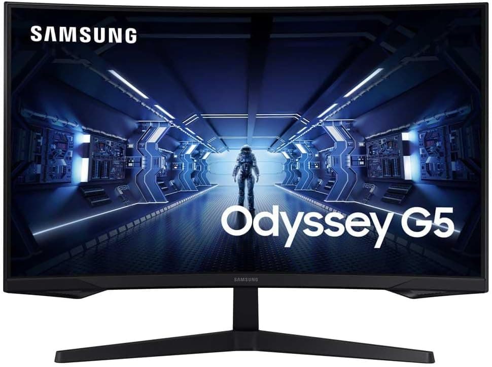 Samsung Odyssey G5 G53T / G54T / G55T / G56T (2022) [269" Curved 2.560x1.440 VA 144Hz HDMI DisplayPort 1ms Reaktionszeit] schwarz