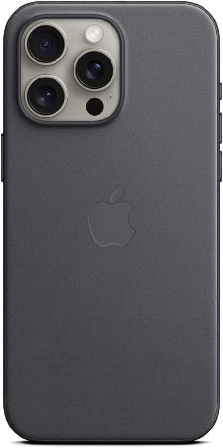 Apple Feingewebe Case mit MagSafe [für iPhone 15 Pro Max] schwarz